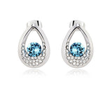 ERFA182 Classical Charm Tears in Heaven Stud Earrings