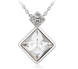 NLFA181 Charm Rectangle Pendant Necklace