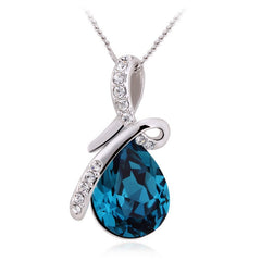 NLFA110 Fashion Big Water Drop Pendant Necklace