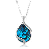 NLFA064 Charm Ocean Heart Pendant Necklace