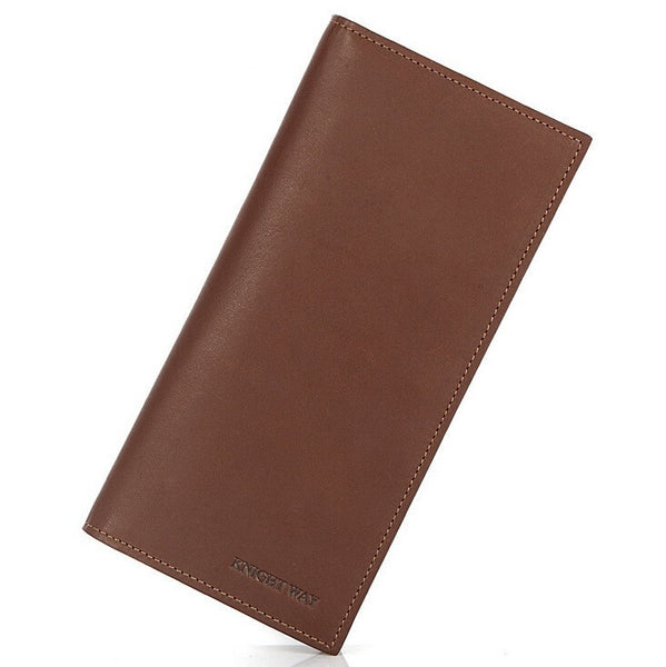 Vintage Solid Brown Men Wallet