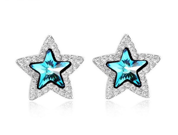 ERFA163 Fashion Charm Stars Stud Earrings