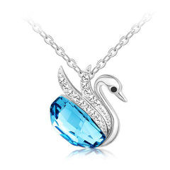 NLFA066 Charm Swan Pendant Necklace