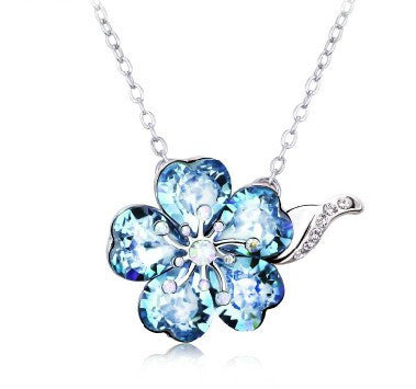 NLFA084 Charm Sakura Pendant Necklace