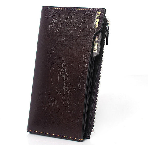 Fashion Two Color Options Brown Black Men Wallet
