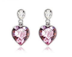 ERFA165 Fashion Charm Classical Big Heart Stud Earrings