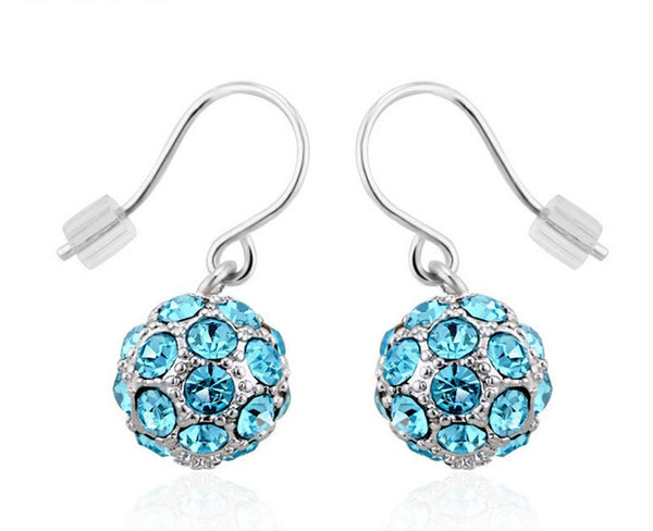 ERFA134 Fashion Charm Disco Ball Dangle Earrings