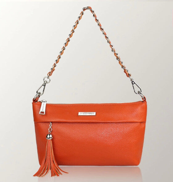 Tasseled Charm Crossbody Shoulder Bag