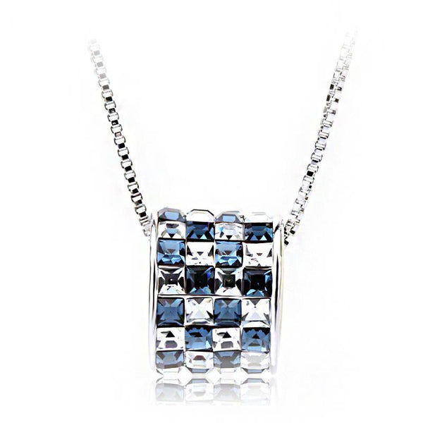 NLFA075 Charm Thick Loop Pendant Necklace