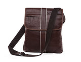 Modern European Style Solid Chocolate Briefcase Messenger