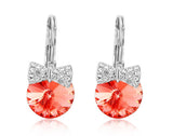 ERFA162 Fashion Charm Basket Omega-back Earrings