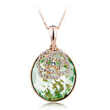 NLFA010 Charm Big Water Drop Pendant Necklace