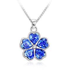 NLFA215 Charm Five-Leaf Clover Pendant Necklace