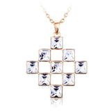 NLFA057 Charm Fancy Cross Pendant Necklace