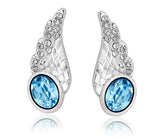 ERFA197 Fashion Charm Classical Angel Wings Stud Earrings