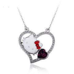 NLFA308 Trendy Lovely Kitty Pendant Necklace