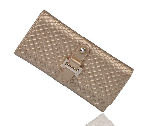 Quilted Honeycomb Clutch