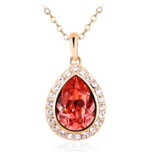NLFA098 Classic Big Water DropPendant Necklace