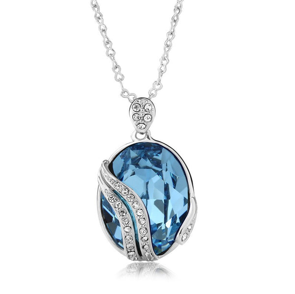 NLFA048 Charm Water Drop Pendant Necklace