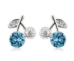 ERFA186 Fashion Charm Branch of Flower Stud Earrings