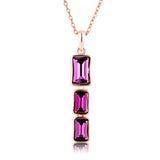 NLFA046 Fashion Charm Bamboo Pendant Necklace