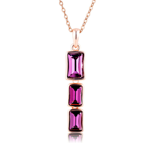 NLFA046 Fashion Charm Bamboo Pendant Necklace