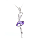 NLFA018 Fashion Dancing Girl Pendant Necklace