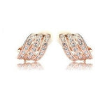 ERFA173 Vintage Charm Snail Stud Earrings