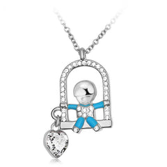 NLFA154 Charm Window of My Child Pendant Necklace