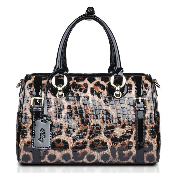 Leopard Crossbody Doctor Bag