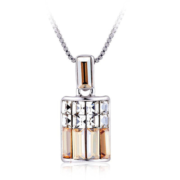 NLFA041 Charm Half Bucket Pendant Necklace