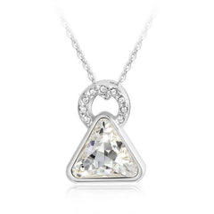 NLFA180 Charm Triangle Pendant Necklace