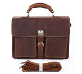Fashion From the Mars Solid Brown Briefcase Messenger