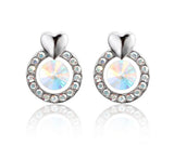 ERFA211 Fashion Charm Fancy Circle Stud Earrings
