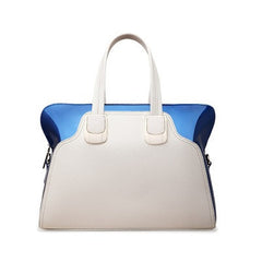 Fashionable Two-tone Colorblock Tote Bag