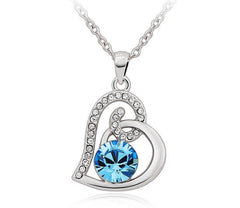 NLFA269 Charm Water Drop Pendant Necklace