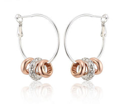 ERFA193 Classical Charm Jingle Bells Omega-back Earrings