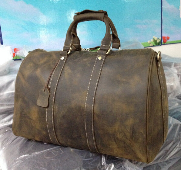 Fashionable Solid Roomy Duffle Travel Bag