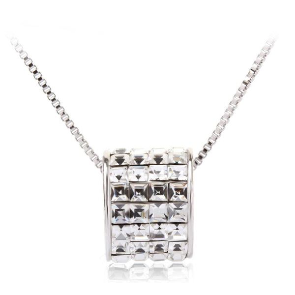 NLFA075 Charm Thick Loop Pendant Necklace
