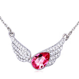 NLFA065 Fashionable Wings of Angel Pendant Necklace