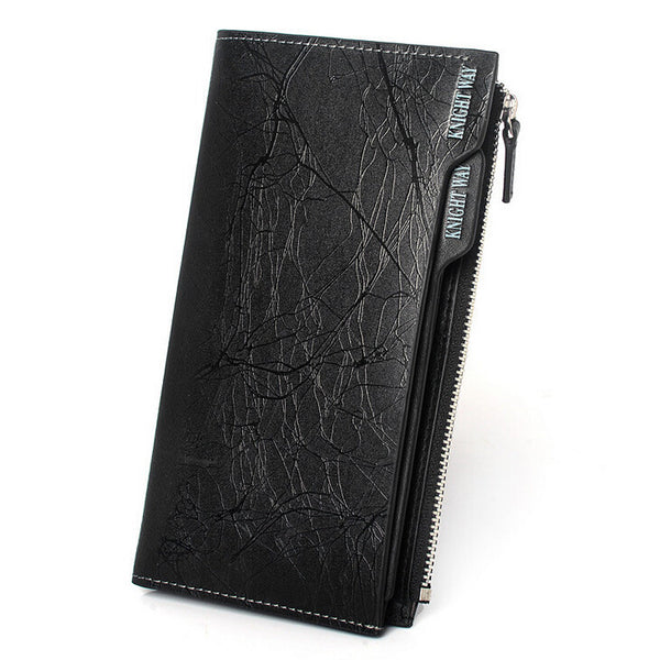 Fashion Two Color Options Brown Black Men Wallet