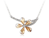 NLFA186 Charm Five-leaf Clover Pendant Necklace