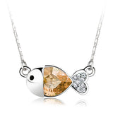 NLFA160 Charm Fish Pendant Necklace