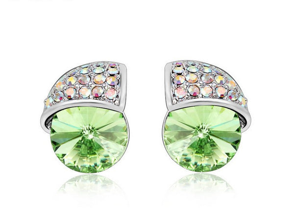 ERFA168 Fashion Charm Girl in Headcloth Stud Earrings