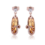 ERFA034 Trendy Charm Long Water Drop Stud Earrings