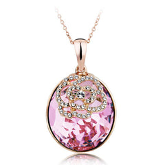 NLFA010 Charm Big Water Drop Pendant Necklace
