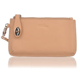 Mesh it up Solid Wristlet Bag