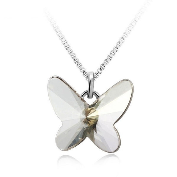 NLFA290 Charm Butterfly Pendant Necklace