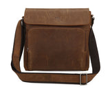 Charm Solid Brown Briefcase Messenger