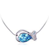 NLFA058 Charm Fish Pendant Necklace